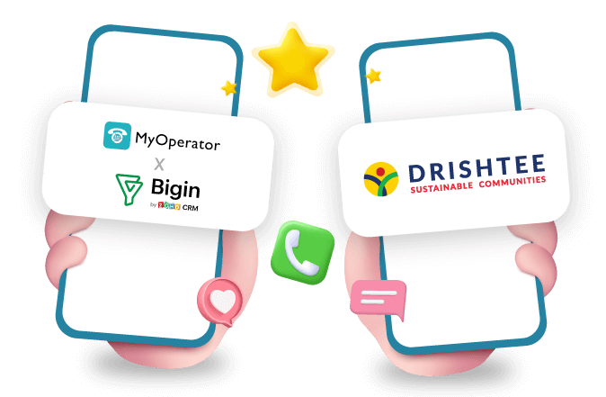 The Drishtee - MyOperator x Bigin by Zoho CRM Success Story